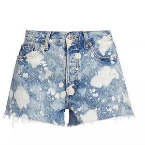 Re/Done Levi's bleached jean shorts Size 32